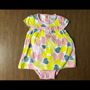 Carter’s Sz 18 Mons NWOT Dress Onsie Floral Print